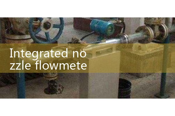 Integrated nozzle flowmeter